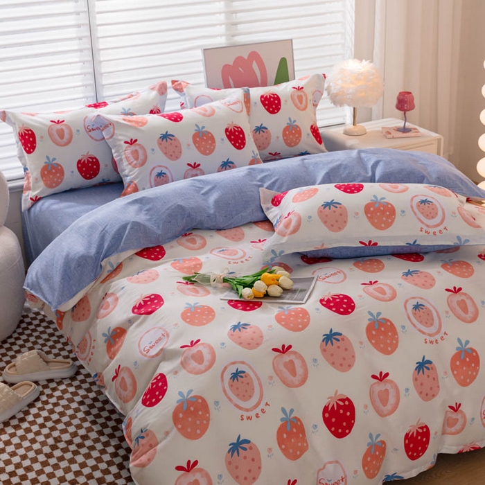 91家纺网 家纺一手货源 找家纺 （总）贝兰仙奴 2025春夏新款全棉纯棉12868印花四件套