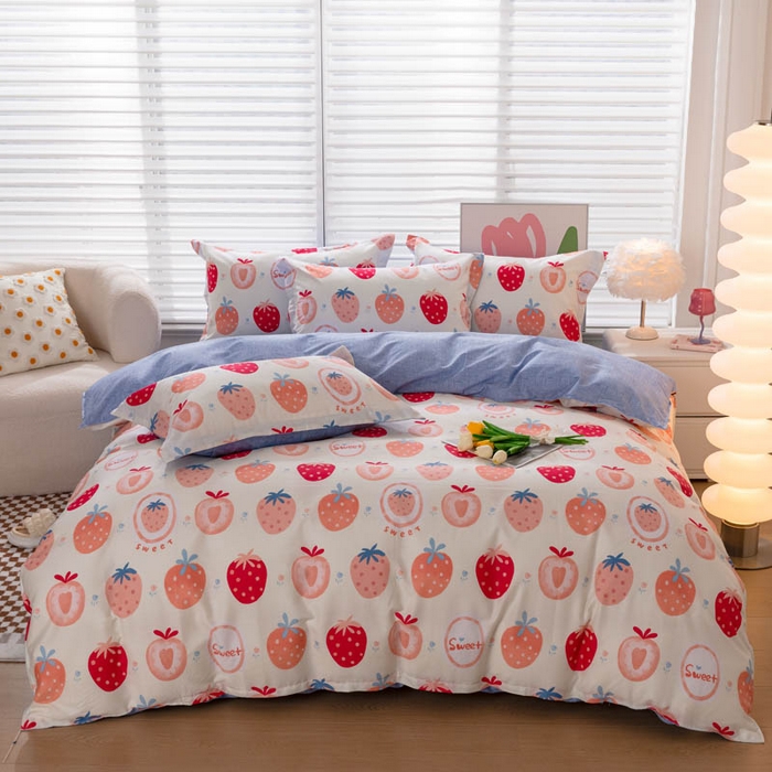 91家纺网 家纺一手货源 找家纺 （总）贝兰仙奴 2025春夏新款全棉纯棉12868印花四件套