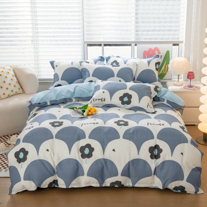 91家纺网 家纺一手货源 找家纺 （总）贝兰仙奴 2025春夏新款全棉纯棉12868印花四件套