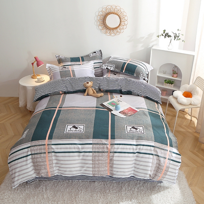 91家纺网 家纺一手货源 找家纺 （总）贝兰仙奴 2025春夏新款全棉纯棉12868印花四件套