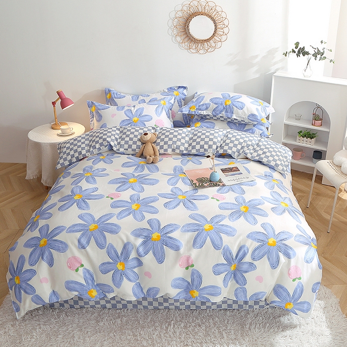 91家纺网 家纺一手货源 找家纺 （总）贝兰仙奴 2025春夏新款全棉纯棉12868印花四件套