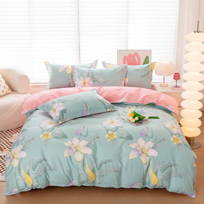 91家纺网 家纺一手货源 找家纺 （总）贝兰仙奴 2025春夏新款全棉纯棉12868印花四件套