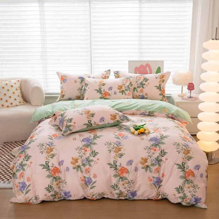 91家纺网 家纺一手货源 找家纺 （总）贝兰仙奴 2025春夏新款全棉纯棉12868印花四件套