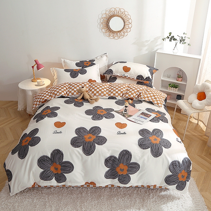 91家纺网 家纺一手货源 找家纺 （总）贝兰仙奴 2025春夏新款全棉纯棉12868印花四件套