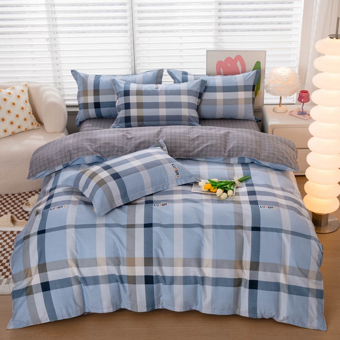 91家纺网 家纺一手货源 找家纺 贝兰仙奴 2025春夏新款全棉纯棉12868印花四件套 奇特兰