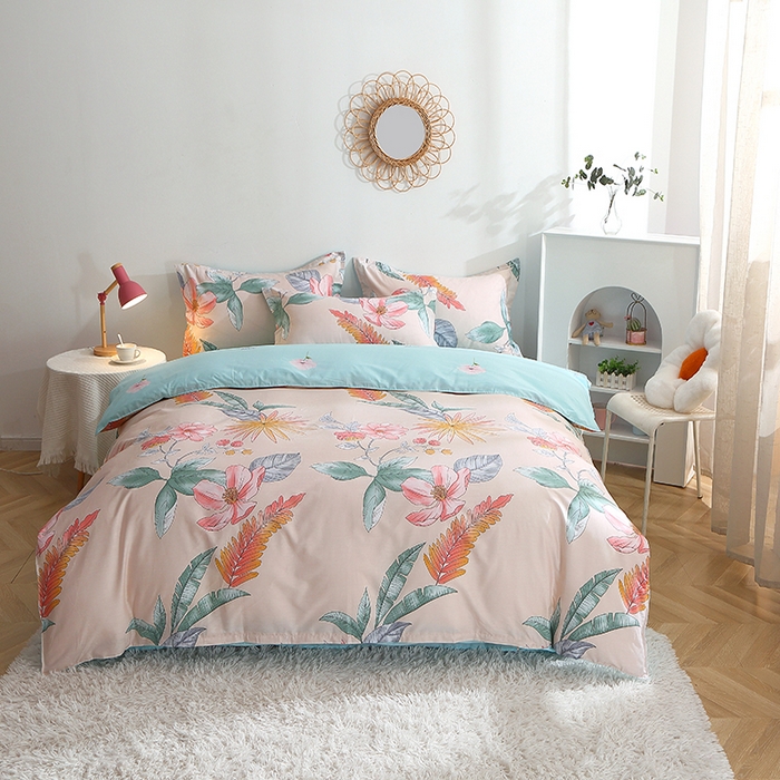 91家纺网 家纺一手货源 找家纺 （总）贝兰仙奴 2025春夏新款全棉纯棉12868印花四件套