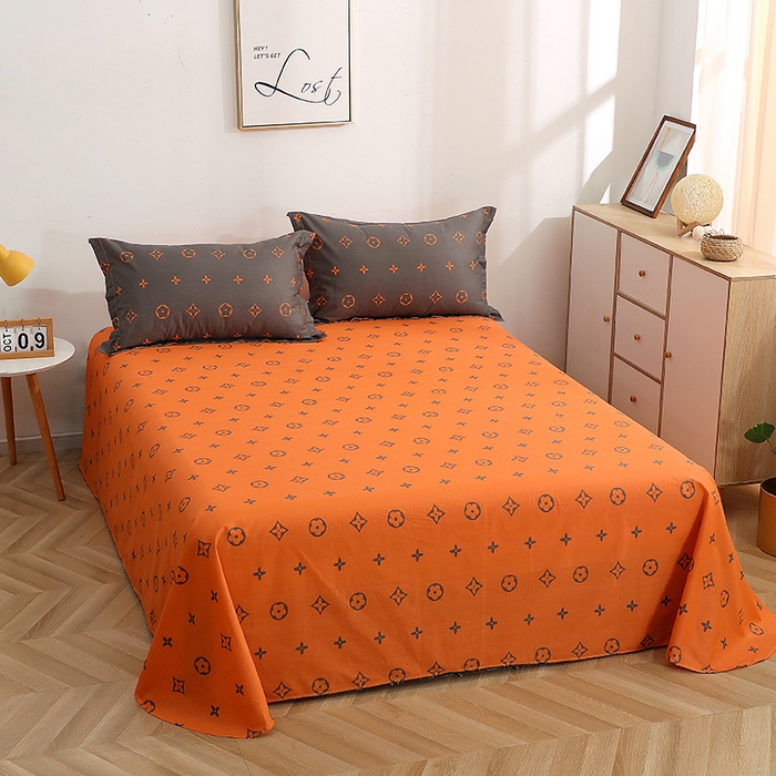 91家纺网 家纺一手货源 找家纺 （总）贝兰仙奴 2025春夏新款全棉纯棉12868印花单床单 床单单件