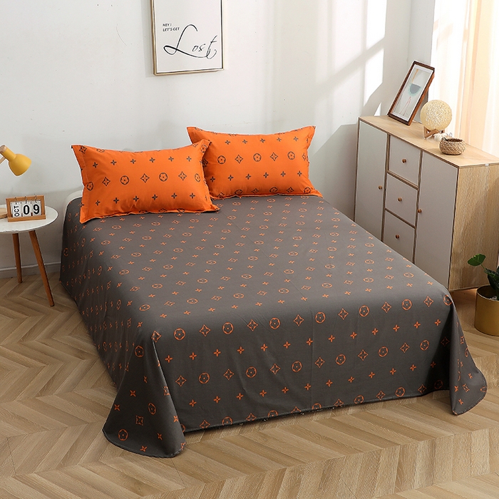 91家纺网 家纺一手货源 找家纺 （总）贝兰仙奴 2025春夏新款全棉纯棉12868印花单床单 床单单件