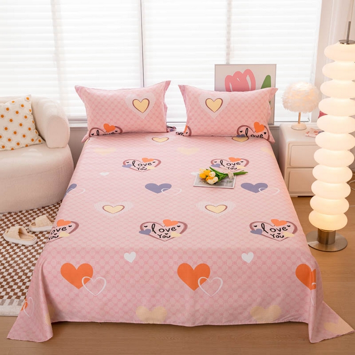 91家纺网 家纺一手货源 找家纺 （总）贝兰仙奴 2025春夏新款全棉纯棉12868印花单床单 床单单件