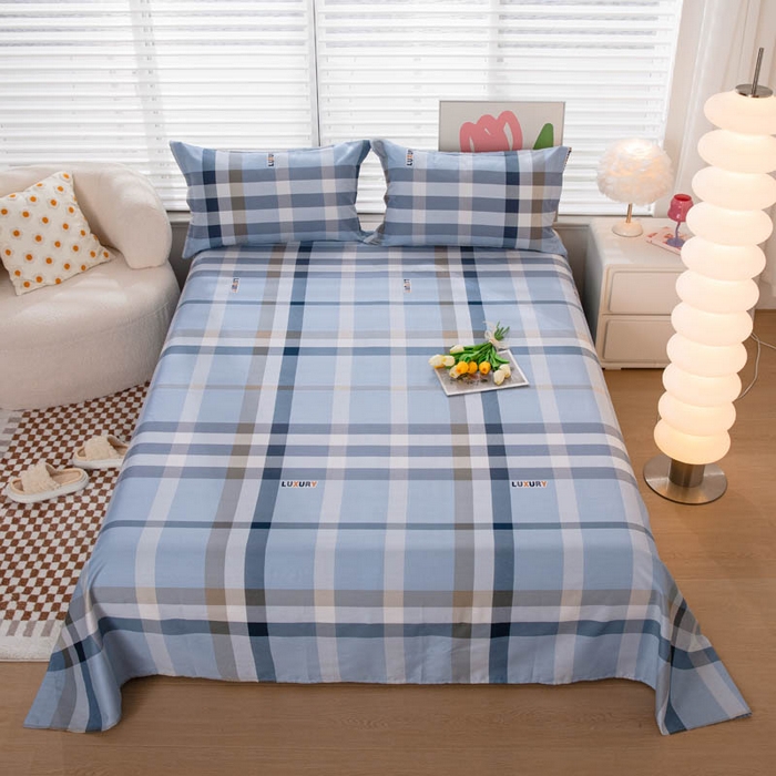 91家纺网 家纺一手货源 找家纺 （总）贝兰仙奴 2025春夏新款全棉纯棉12868印花单床单 床单单件