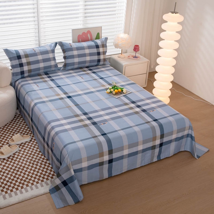 91家纺网 家纺一手货源 找家纺 贝兰仙奴 2025春夏新款全棉纯棉12868印花单床单 床单单件 奇特兰