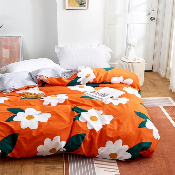 91家纺网 家纺一手货源 找家纺 贝兰仙奴 2025春夏新款全棉纯棉12868印花四件套 丽人风尚