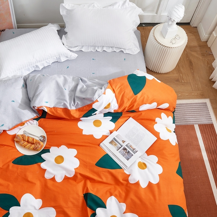 91家纺网 家纺一手货源 找家纺 贝兰仙奴 2025春夏新款全棉纯棉12868印花四件套 丽人风尚