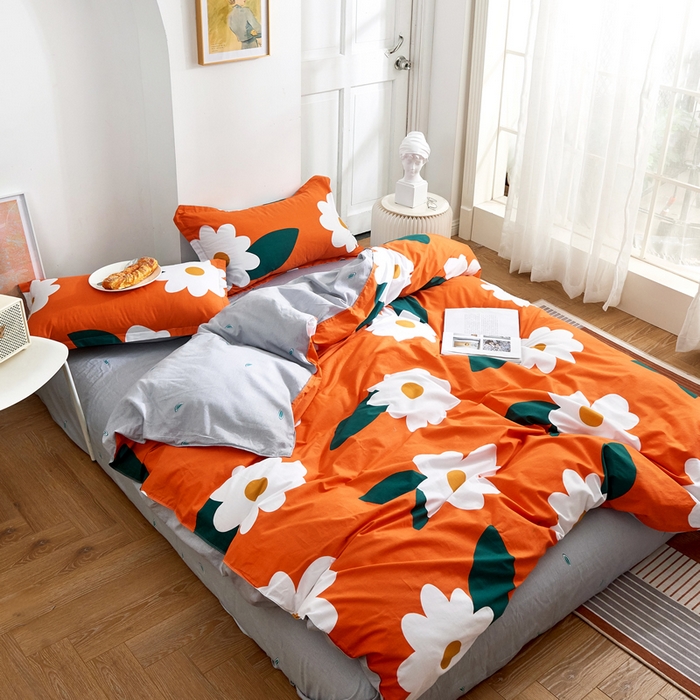 91家纺网 家纺一手货源 找家纺 贝兰仙奴 2025春夏新款全棉纯棉12868印花四件套 丽人风尚