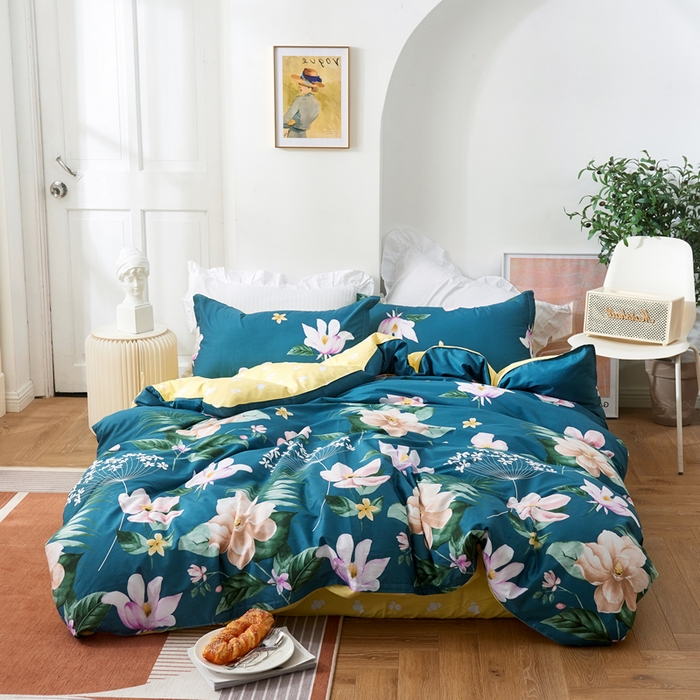 贝兰仙奴 2025春夏新款全棉纯棉12868印花四件套 深临其境