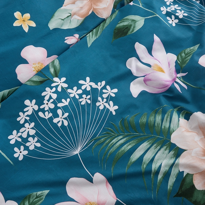 91家纺网 家纺一手货源 找家纺 贝兰仙奴 2025春夏新款全棉纯棉12868印花四件套 深临其境