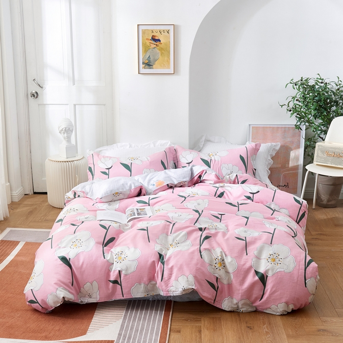 贝兰仙奴 2025春夏新款全棉纯棉12868印花四件套 绽放花颜