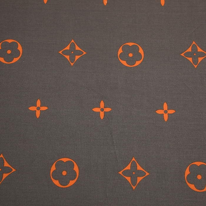 91家纺网 家纺一手货源 找家纺 贝兰仙奴 2025春夏新款全棉纯棉12868印花四件套 潮流桔