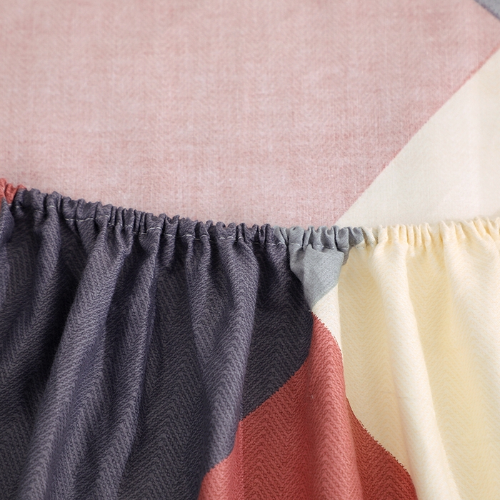 91家纺网 家纺一手货源 找家纺 贝兰仙奴 2025春夏新款全棉纯棉12868印花四件套 梦想时光红