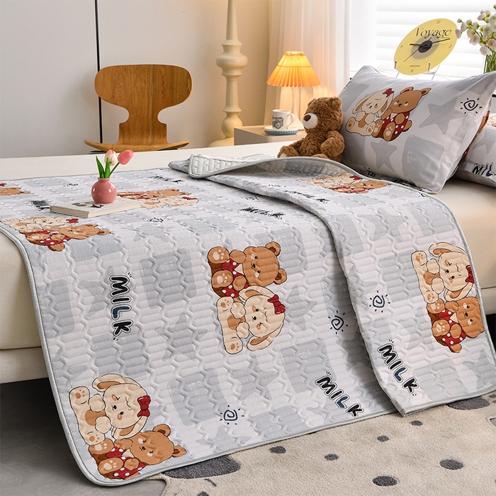 91家纺网 家纺一手货源 找家纺 床笠人家 2025新款全棉夹棉防水床垫 好伙伴