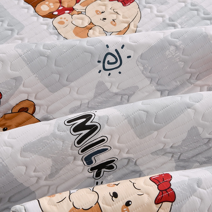 91家纺网 家纺一手货源 找家纺 床笠人家 2025新款全棉夹棉防水床垫 好伙伴