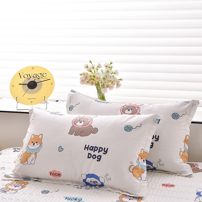 91家纺网 家纺一手货源 找家纺 床笠人家 2025新款全棉夹棉防水床垫 嗨皮狗