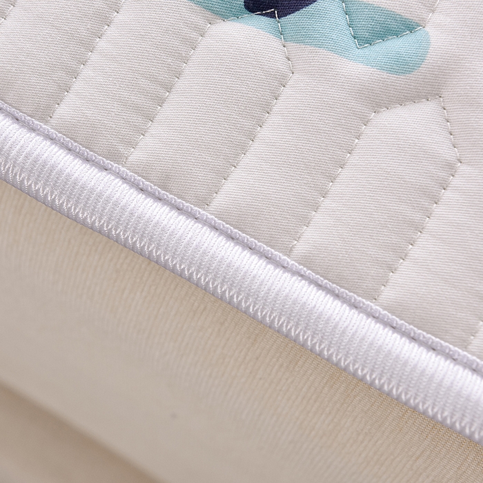 91家纺网 家纺一手货源 找家纺 床笠人家 2025新款全棉夹棉防水床垫 嗨皮狗