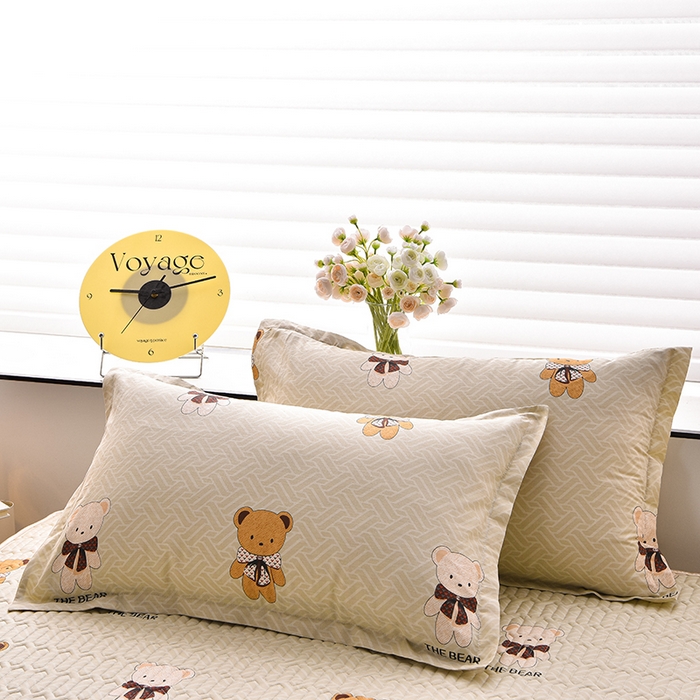 91家纺网 家纺一手货源 找家纺 床笠人家 2025新款全棉夹棉防水床垫 酷乐熊