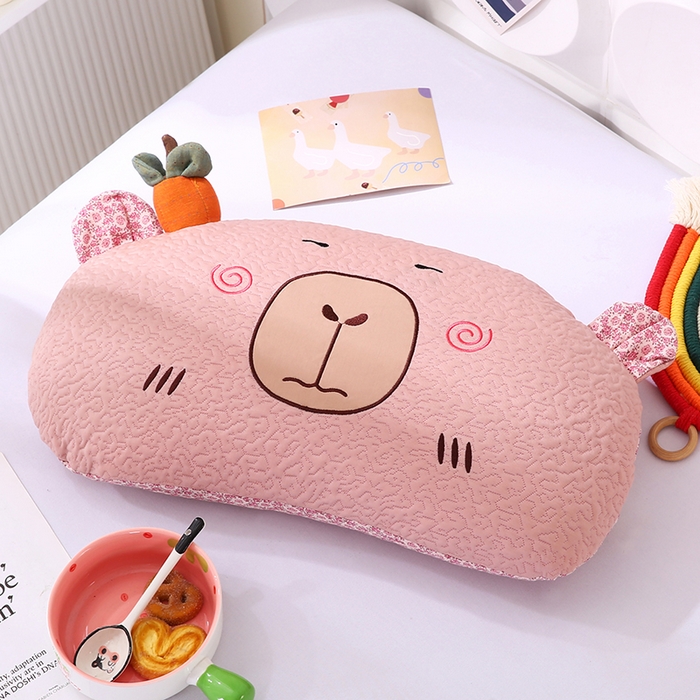 91家纺网 家纺一手货源 找家纺 （总）蔻眠 卡皮巴拉-夏季凉感丝荞麦护颈枕头成人凉豆豆枕芯