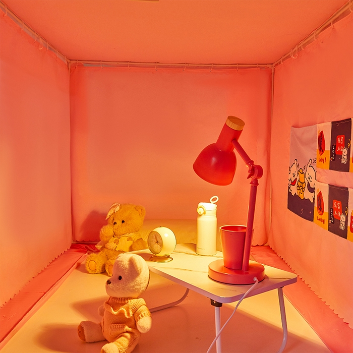 91家纺网 家纺一手货源 找家纺 锦逸家居 2025新款学生宿舍遮光蚊帐（提供买家秀） 公主请发财