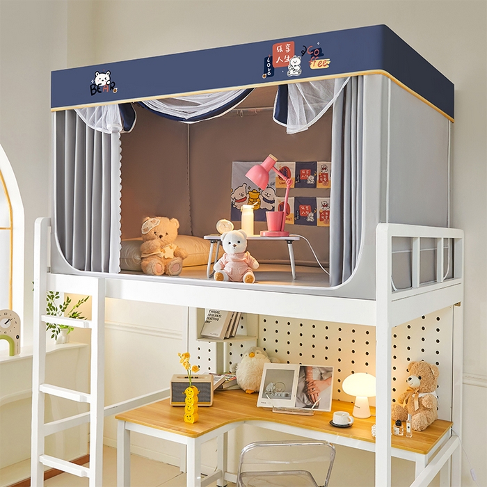 91家纺网 家纺一手货源 找家纺 （总）锦逸家居 2025新款学生宿舍遮光蚊帐（提供买家秀）