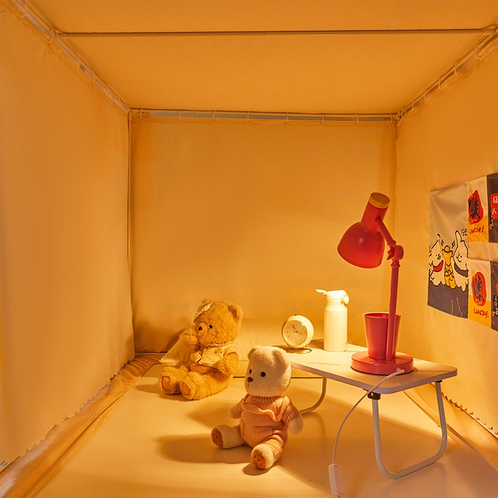 91家纺网 家纺一手货源 找家纺 锦逸家居 2025新款学生宿舍遮光蚊帐（提供买家秀） 乐享人生