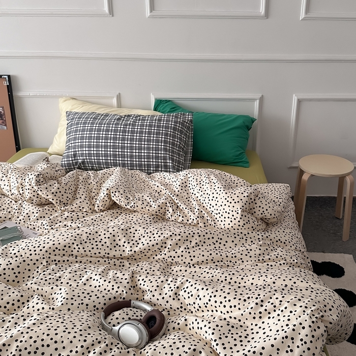 91家纺网 家纺一手货源 找家纺 （总）柚可家居 2025新款数码印花全棉四件套-梦游芝加哥