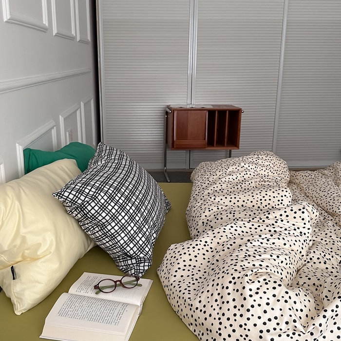 91家纺网 家纺一手货源 找家纺 （总）柚可家居 2025新款数码印花全棉四件套-梦游芝加哥