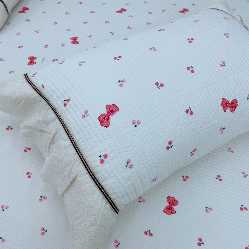 91家纺网 家纺一手货源 找家纺 暖居 2025新款法式13370高密小碎花40支全棉纯棉床盖四件套 可可小姐