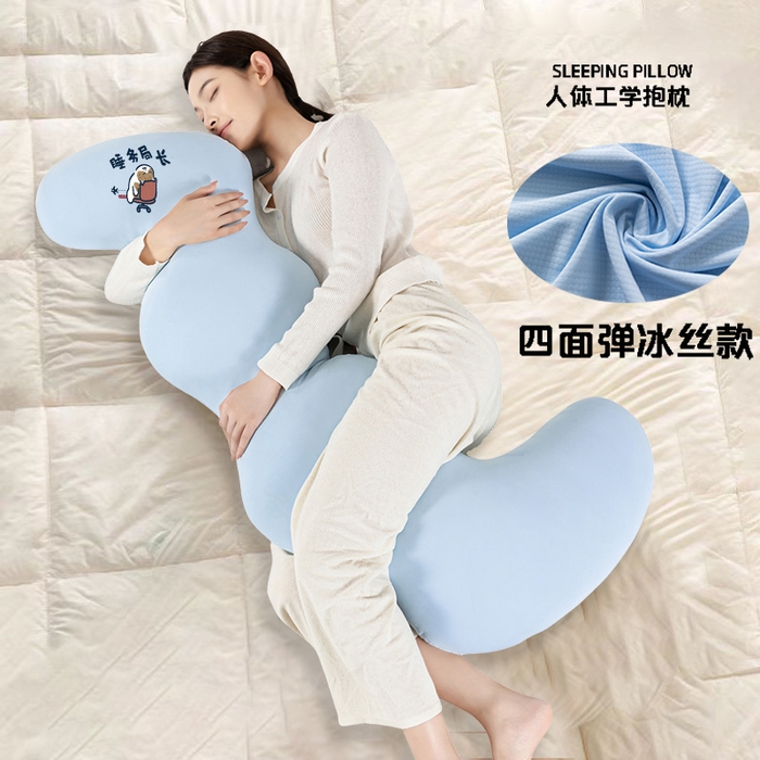 91家纺网 家纺一手货源 找家纺 （总）汇总眠小二靠枕靠垫 2025新款人体工学睡姿矫正抱枕枕芯（联系厂家代发包邮）