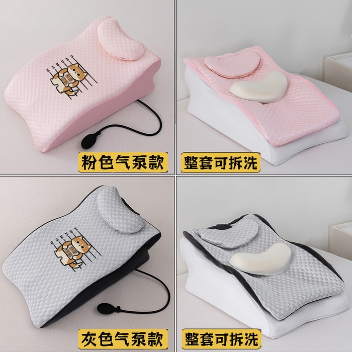 91家纺网 家纺一手货源 找家纺 2025新款冰豆豆人体工学趴睡枕枕芯汇总（联系厂家代发包邮） M26黑无气囊