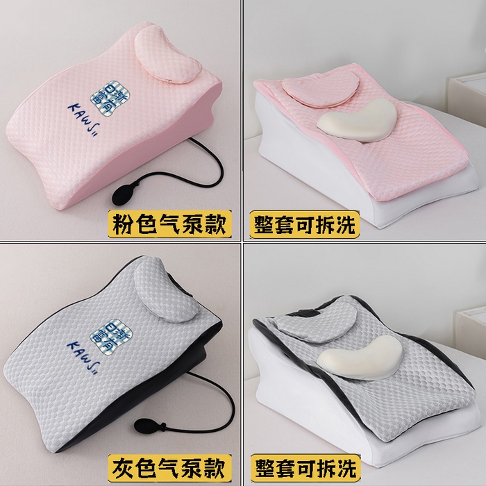 91家纺网 家纺一手货源 找家纺 2025新款冰豆豆人体工学趴睡枕枕芯汇总（联系厂家代发包邮） M63粉色+气囊
