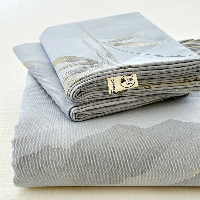 91家纺网 家纺一手货源 找家纺 （总）家贝爱2025原棉印花老粗布床单凉席三件套