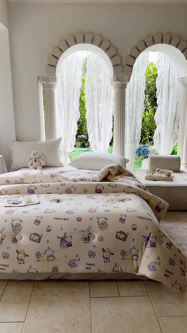 91家纺网 家纺一手货源 找家纺  提供买家秀爆款花型不断货A类母婴级宝宝被针织棉夏被空调被春秋被冬被大豆被被子被芯 萌宠世界【A类针织棉面料母婴可用】