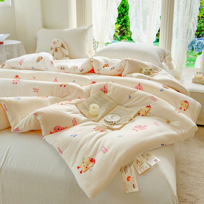 91家纺网 家纺一手货源 找家纺  提供买家秀爆款花型不断货A类母婴级宝宝被针织棉夏被空调被春秋被冬被大豆被被子被芯 曲奇面包【A类针织棉面料母婴可用】