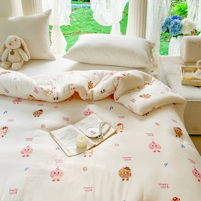 91家纺网 家纺一手货源 找家纺  提供买家秀爆款花型不断货A类母婴级宝宝被针织棉夏被空调被春秋被冬被大豆被被子被芯 曲奇面包【A类针织棉面料母婴可用】