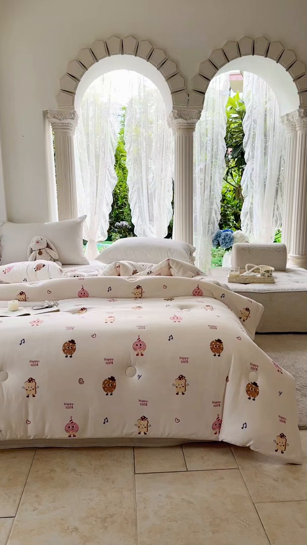 91家纺网 家纺一手货源 找家纺  提供买家秀爆款花型不断货A类母婴级宝宝被针织棉夏被空调被春秋被冬被大豆被被子被芯 曲奇面包【A类针织棉面料母婴可用】