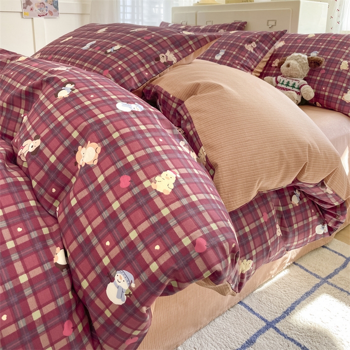 91家纺网 家纺一手货源 找家纺 （总）如约 2025新款全棉印花四件套