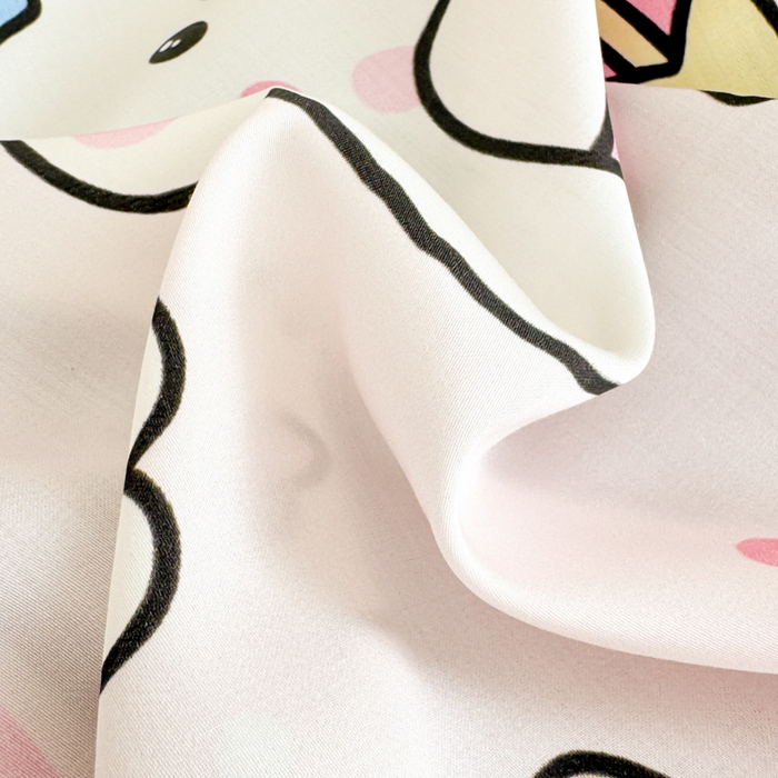 91家纺网 家纺一手货源 找家纺 慕尚2025儿童大版天丝枕套 可爱猫粉