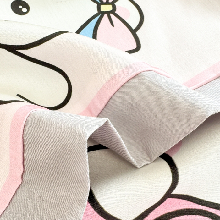 91家纺网 家纺一手货源 找家纺 慕尚2025儿童大版天丝枕套 可爱猫粉