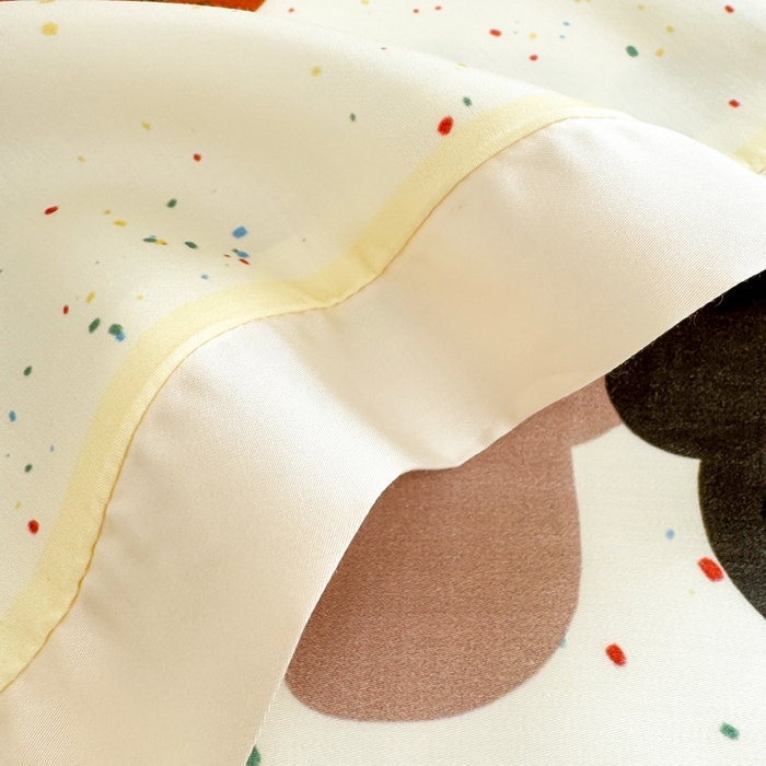 91家纺网 家纺一手货源 找家纺 慕尚2025儿童大版天丝枕套 熊熊