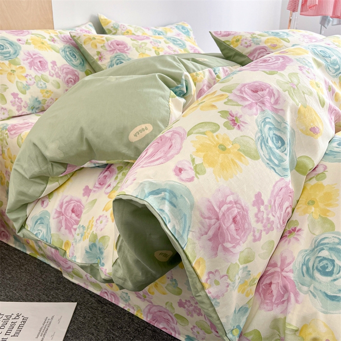 91家纺网 家纺一手货源 找家纺 （总）如约 2025新款全棉12868印花四件套