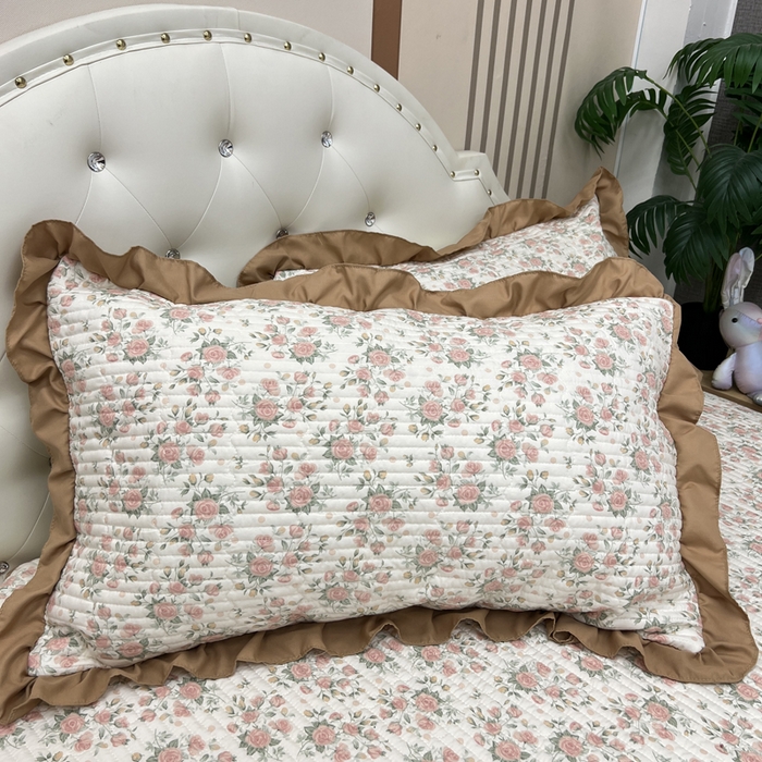 91家纺网 家纺一手货源 找家纺 寝居阁 2025新款床盖四件套 巴黎恋人