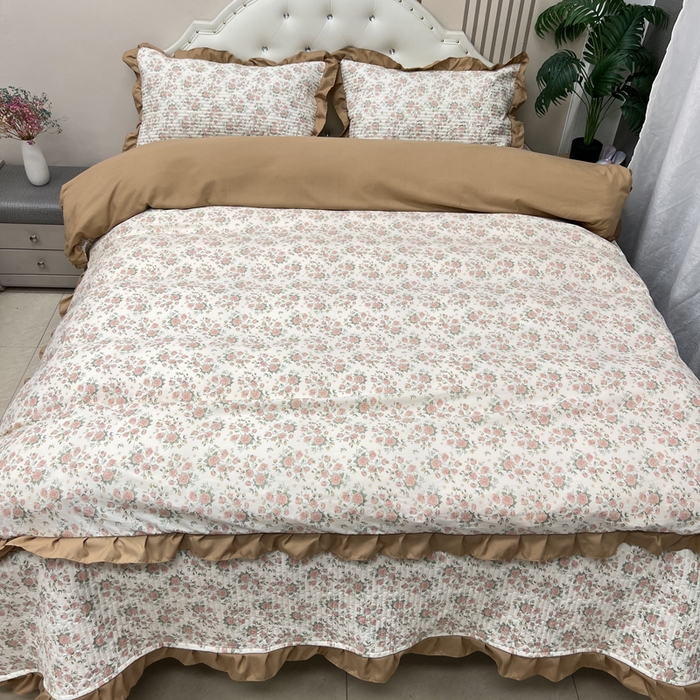 寝居阁 2025新款床盖四件套 巴黎恋人